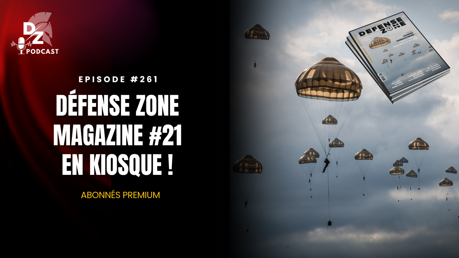 #261 – Sortie de Défense Zone mag #21 en kiosque
