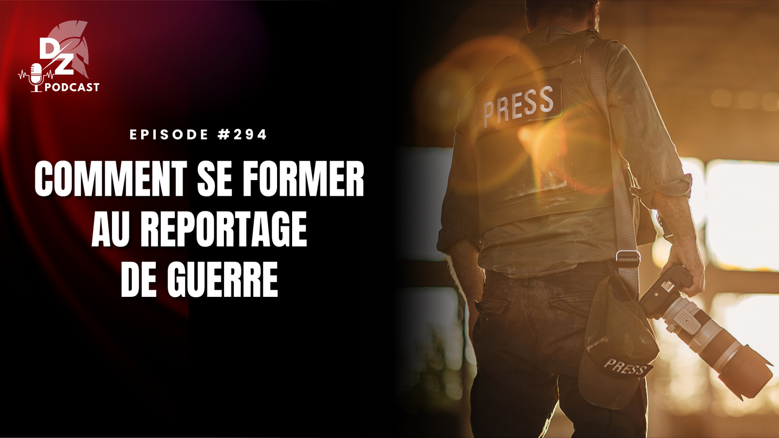 Se former au reportage de guerre